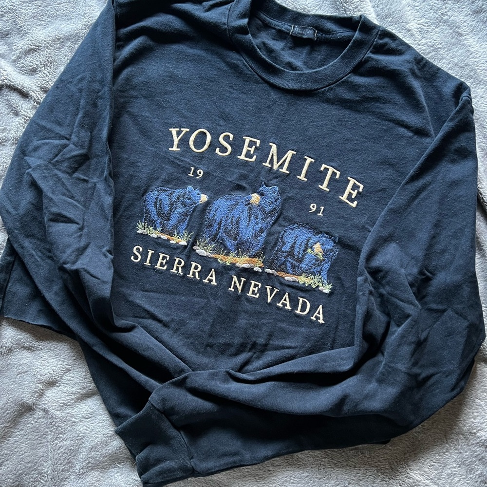 Brandy Melville Cropped Long Sleeve